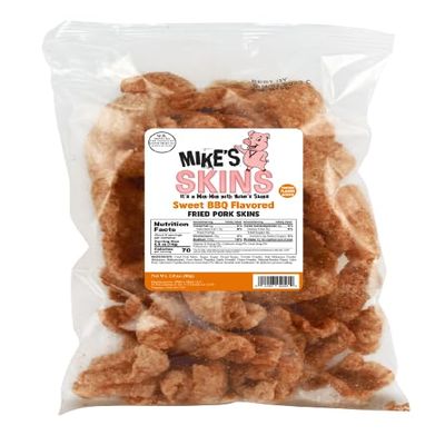 Sweet BBQ Pork Skins by Mike's Skins