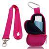 LeoTube Holder Neoprene Travel Case for Asthma Inhaler, Handy Mini Bag for Inhaler for Adults and Kids, Inhaler Not Included (Hot Pink) view 1
