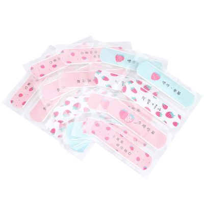 20Pcs Cute Bandaids Outdoor Portable Water Resistant Breathable Bandages Cute Cartoon Adhesive First Aid for Kids Children(#1)