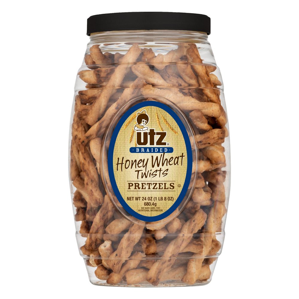 Utz, Honey Twist Wheat Pretzel, 24 Ounce