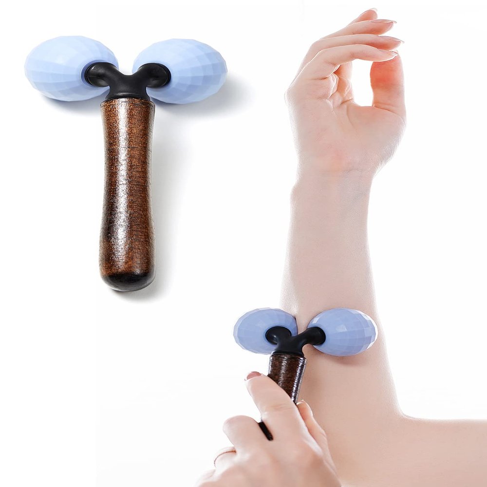 Lyanxinlei Relax Massage RollerHandheld Total Body Massager Tools for Back, Neck, Foot, Calf, Leg, Arm & Deep Tissue Massager Relief for Sore Muscles