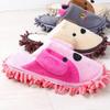 Zerodeko 1pair Mop Slippers Detachable Chenille Washable Cleaning Footwear for Dust Pet Hair Comfortable Household Floor Cleaning Shoes Fit for Adults Boys and Girls Convenient Fun Home view 2