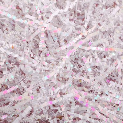 TaoBary 5 LB Crinkle Cut Paper Shred Filler Kraft Shredded Paper Crinkle Paper Basket Filler Gift Box Stuffing for Gift Wrapping and Basket Filling(Diamond White)