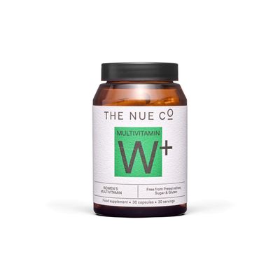 The Nue Co. Women's MULTIVITAMIN Supplement- Supports Energy, Immunity, Focus, Vegan, Gluten Free, 30 Capsules