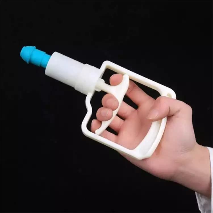 CHOUDHARY ACUPRESSURE Hijama Vacuum Cupping Pump Suction Cupping Therapy Pump Hijama Vacuum Gun White