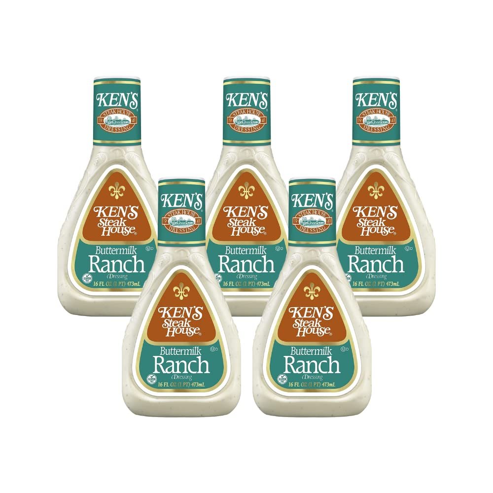 Ken's Steak House Buttermilk Ranch Dressing (16 Fl Oz (Pack of 5))