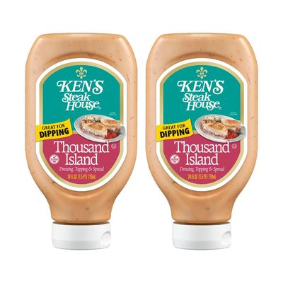 Ken's Steak House Thousand Island Dressing Topping & Spread (24 Fl oz (Pack of 2))