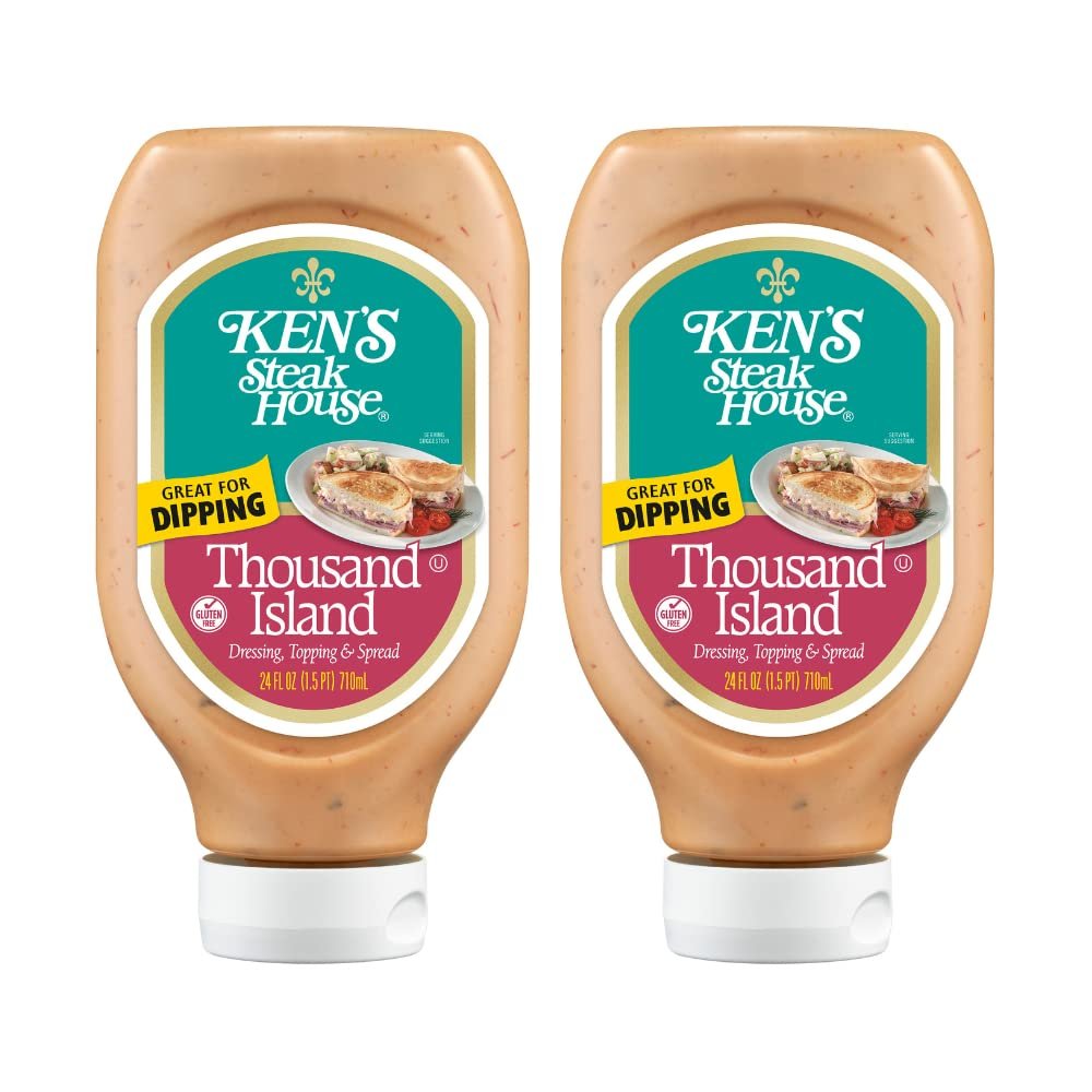 Ken's Steak House Thousand Island Dressing Topping & Spread (24 Fl oz (Pack of 2))