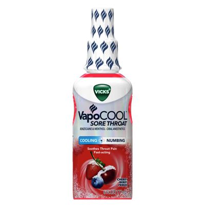 Vicks, Sore Throat Cherry Berry Freeze, 6 Ounce