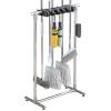 Broom Holder,mop Holder Put Wet Mops,cleaning Supplies Organizer,broom Organizer,garden Tool Organizer,Floor Standing Cleaning Tool Rack Stainless,for Schools,Hospitals,Factories,Hotels ( Size : 20slo view 1