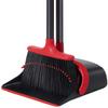 Broom and Dustpan Set for Home, Upgraded 52 Long Handle Broom with Dustpan Combo Set, Stand Up Dust Pan with Built-in Teeth and Brooms for Office Home Kitchen Lobby Floor, Clean Dog Cat Pets Hair view 1