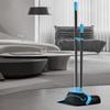 52" Long Handle Broom and Dustpan Set for Home, Kitchen, Office, Lobby Floor - Heavy Duty Standing Combo With Dust Pan view 2