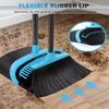 52" Long Handle Broom and Dustpan Set for Home, Kitchen, Office, Lobby Floor - Heavy Duty Standing Combo With Dust Pan view 4
