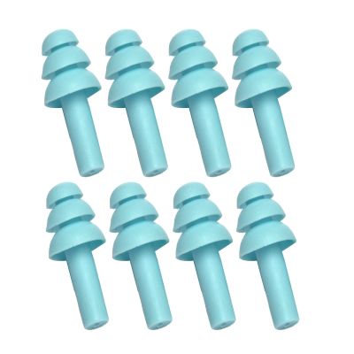 4 Pairs Reusable Noise Cancelling Earplugs Soft Silicone & Foam Comfortable Protective Ear Plugs for Sleep Studying Travel
