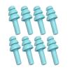 4 Pairs Reusable Noise Cancelling Earplugs Soft Silicone & Foam Comfortable Protective Ear Plugs for Sleep Studying Travel view 1