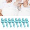 4 Pairs Reusable Noise Cancelling Earplugs Soft Silicone & Foam Comfortable Protective Ear Plugs for Sleep Studying Travel view 3