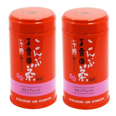 Gyokuroen Plum-Konbucha (Plum-Kelp Tea) x 2