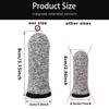 ZFYOUNG 14pcs Finger Cover Protector Anti-Cut Fingertip Finger Cover Anti-Cut Finger Bed Protector Reusable Finger Cover Thumb Finger Protector Bed Suitable for Work, Sculpture view 2