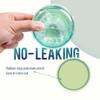Uouovo Denture case Retainer Case, Leak Proof Denture Cup, Denture Bath Case, Retainer Cleaning Box for Traveling, Partial Denture Case with Strainer & Mirror (Green) view 4