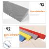 Indoor Wheelchair Ramps, Threshold Ramps High Household Non-slip Steps Ramps Doorway 1 to 6.5 cm Rise Channel for Sweeping Robot, Bicycles, Scooters, Luggage, Electric Vehicles,Black,100x13x6.5cm view 4