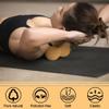 CREHNIL Natural Cork Peanut Massage Ball Roller Trigger Point Myofascial Release Double Lacrosse Massage Set view 2