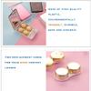 Vordrassil MC2 Contact Lens Case with Manual Contact Lens Cleaner Machine, Portable Contact Box with Mirror Tweezers Remover Tool Solution Bottle for Daily Outdoor Travel. (Gold) view 2
