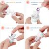 Vordrassil MC2 Contact Lens Case with Manual Contact Lens Cleaner Machine, Portable Contact Box with Mirror Tweezers Remover Tool Solution Bottle for Daily Outdoor Travel. (Gold) view 3