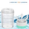 Vordrassil MC2 Contact Lens Case with Manual Contact Lens Cleaner Machine, Portable Contact Box with Mirror Tweezers Remover Tool Solution Bottle for Daily Outdoor Travel. (Gold) view 4