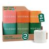 Eco Soul Premium Bamboo Toilet Paper 3 Ply | 12 Mega Rolls | 300 Sheets Each | FSC Certified Hypoallergenic, Textured & Skin-Friendly Septic-Safe Soft Bathroom Tissue Eco-Friendly Chemical & Dye Free view 1