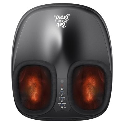 BOB AND BRAD Foot Massager with Heat, Shiatsu Deep Kneading & Air Compression for Plantar Fasciitis, FSA Eletric Feet Massager Machine, Fits US Size 12, HSA Eligible