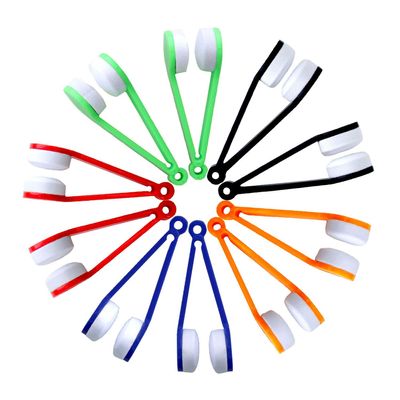 10 Pcs Mini Sun Eyeglasses Cleaning Clip, Glasses Eyeglass Microfiber Spectacles Cleaner Soft Brush Cleaning Tool Glasses Eyeglasses Cleaner Cleaning Clip - Blend Colors