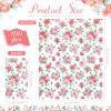 Floral Napkins Disposable Flower Guest Hand Towels Decorative Paper Towels for Bathroom Wedding Birthday Baby Shower Kitchens Table(Pink,100 Pcs) view 2