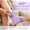 NEWGO Ice Pack Foot Ankle Ice Pack Wrap for Plantar Fasciitis, Foot Surgery Recovery, Hot Cold Therapy Ice Boot Foot for Bunions, Ankle Injury, Swelling, Burning Feet - Purple view 2