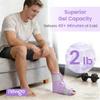NEWGO Ice Pack Foot Ankle Ice Pack Wrap for Plantar Fasciitis, Foot Surgery Recovery, Hot Cold Therapy Ice Boot Foot for Bunions, Ankle Injury, Swelling, Burning Feet - Purple view 3