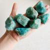 1 lb Rough Crystals Bulk Raw Amazonite Healing Stones for Tumbling, Wire Wrapping, Wicca Reiki,Meditation view 1