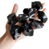 1 lb Rough Crystals Bulk Raw Black Obsidian Quartz Healing Stones for Tumbling, Wire Wrapping, Wicca Reiki,Meditation and Home Decor view 1