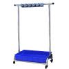 Broom and Mop Holder Put Wet Mops,Cleaning Supplies Organizer,Movable Floor Standing Cleaning Tool Rack,Garden Tool Rack,for Schools Hospitals Factories Hotels Restaurant view 1
