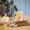 4" Carrot Cake Matches (100 Count, with Striking Stickers Included) | Decorative Unique & Fun for Your Home, Gifts, Accessories & Events | Premium Long Wood Safety Matches by Thankful Greetings view 3