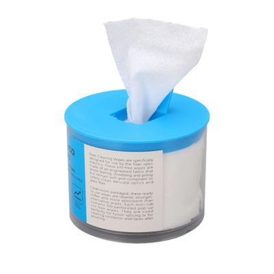 100 Pcs Optical Fiber Wipes,Clean Wipes for Fiber Optics,Dust and lint wipe cloth Optical Fiber End Cleaning Paper for industrial instrument,electrical equipment