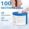 100 Pcs Optical Fiber Wipes,Clean Wipes for Fiber Optics,Dust and lint wipe cloth Optical Fiber End Cleaning Paper for industrial instrument,electrical equipment view 3