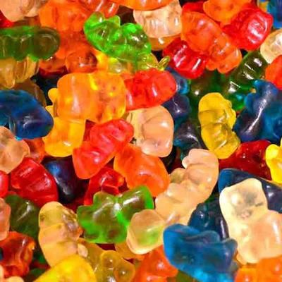 Sugar Free Assorted Fruit Flavored Gummy Bears 1-lb by Nuts n More