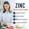 Zinc Supplement Microbeadlets with Copper for Immune Support | Highly Absorbable Zinc Bisglycinate & Orotate with 2mg Chelated Copper + Vitamin B6 | Vegan, Gluten-Free | 60 Capsules (2 Month Supply) view 2
