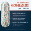 Zinc Supplement Microbeadlets with Copper for Immune Support | Highly Absorbable Zinc Bisglycinate & Orotate with 2mg Chelated Copper + Vitamin B6 | Vegan, Gluten-Free | 60 Capsules (2 Month Supply) view 3