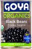 Goya Organic Black Beans, Low Sodium with Sea Salt, 15.5 Ounce (Pack of 8) view 3