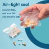 250 Packs 6 Mil Sturdy Pill Bags BPA Free Pill Pouch 3 x 2.75 Inch with Writable Label Handy Small Ziplock Plastic Bags for Travel Pill Organizer, Jewelry and Small Craft Pieces and Easy to Use view 2