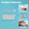 250 Packs 6 Mil Sturdy Pill Bags BPA Free Pill Pouch 3 x 2.75 Inch with Writable Label Handy Small Ziplock Plastic Bags for Travel Pill Organizer, Jewelry and Small Craft Pieces and Easy to Use view 4