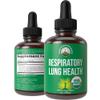 USDA Organic Lung Detox for Smokers and Non Smokers with 6 Top Ingredients. Mullein Leaf, Marshmallow Root, Calendula. Lungs Cleanse for Better Respiratory Health. Liquid Drops Tincture Supplement view 1