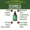 USDA Organic Vitamin A Liquid Drops Supplement. Vegan High Bioavailability for Eye, Skin + Bone Health. for Adults, Men, Women, Kids. Vit A Oil Retinyl Palmitate. Gluten Free, Zero Sugar. 100 Servings view 2