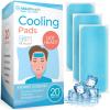 Cooling Patches for Fever, Natural Headache and Migraine Relief, (20 Pack) Soft Gel Sheets, Fever Patch for Kids, Tension/Sinus, Headache Relief Prevention view 1