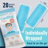 Cooling Patches for Fever, Natural Headache and Migraine Relief, (20 Pack) Soft Gel Sheets, Fever Patch for Kids, Tension/Sinus, Headache Relief Prevention view 4